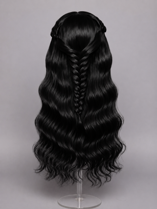 ERIS JET BLACK WIG